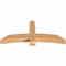 Ekena Millwork Bellingham Timber Gable Bracket, Western Red Cedar, 60"W x 27"H x 5 1/2"D x 5 1/2"F, 11/12 Pitch GBW060X27X0606BEL00SWR - alternate 5